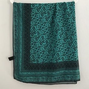 H&M Divided Turquoise Scarf